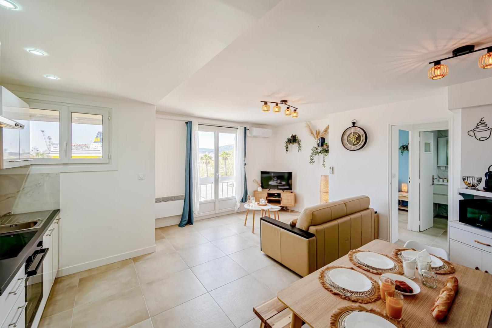 Air-Conditioned Apartment - Sea View Port Toulon Luaran gambar
