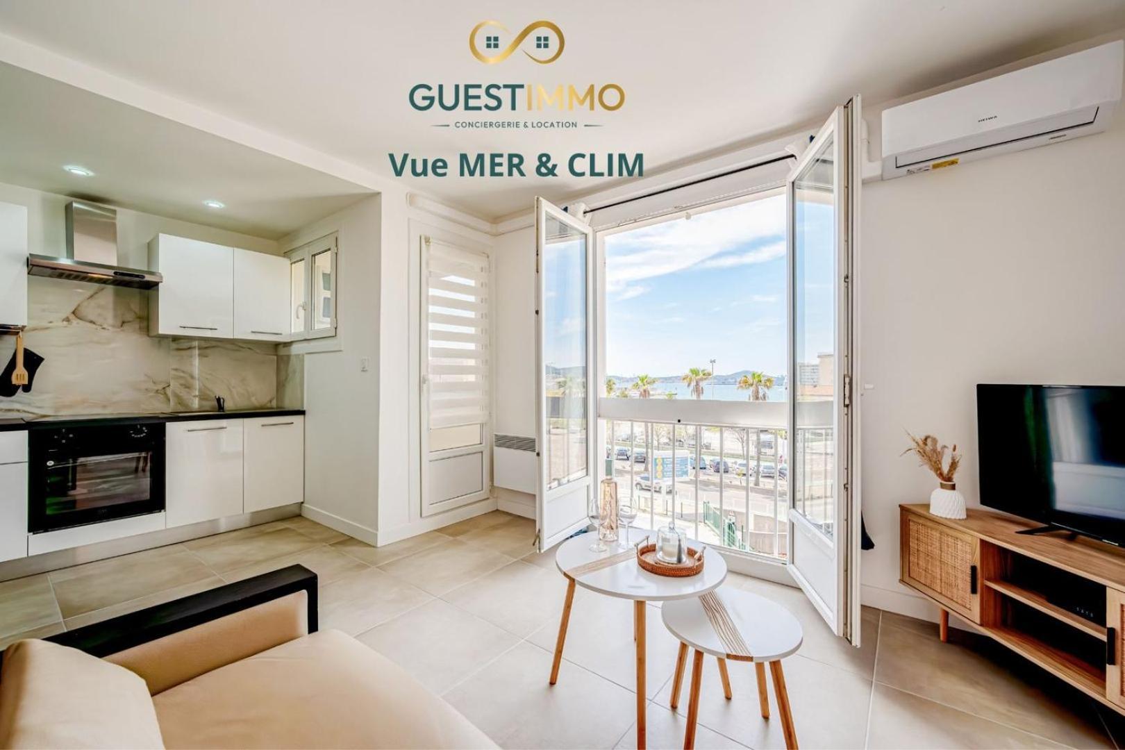 Air-Conditioned Apartment - Sea View Port Toulon Luaran gambar
