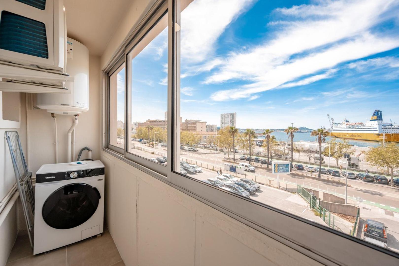 Air-Conditioned Apartment - Sea View Port Toulon Luaran gambar
